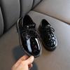 Kids New Boys  Leather Wedding Dress Shoes for Girls Children Baby Black School Performance Formal Flat Loafer Shoes B501