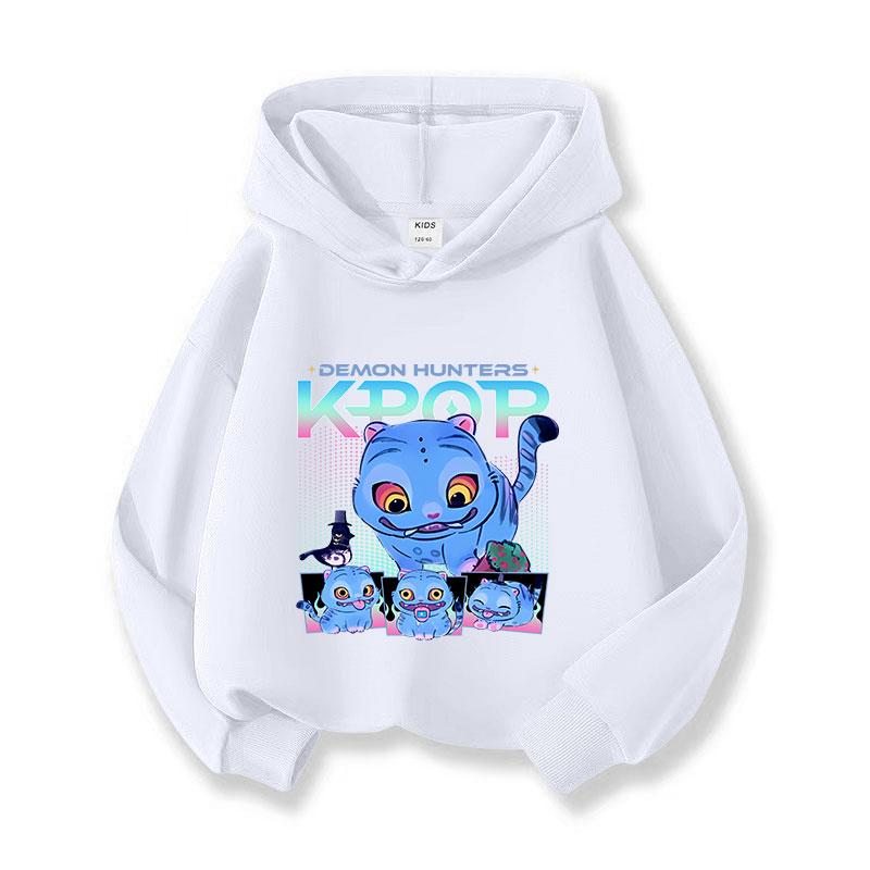 2025 Witcher's New Fashionable Street Style Children's Casual Hoodie Casual Versatile Girls' Top