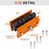 Vertical Center Puncher Pocket Hole Jig Drill Guide Woodworking Tools Central Positioning Automation Doweling Hole Jig