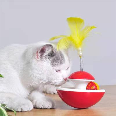 New Durable Funny Pet Cat Toys for Entertain Itself Mimi Favorite Tumbler with Small Bell Kitten Cat Toys For Catch