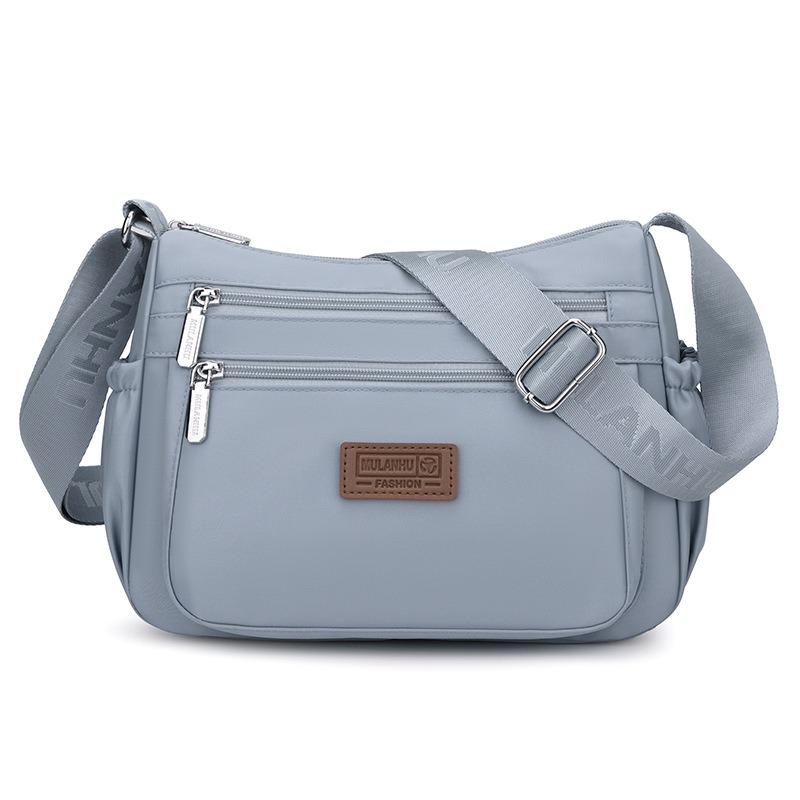 Mu Lanhu Casual Bag Spring New Lightweight Messenger Bag Trendy Multi-pocket Shoulder Nylon Women's Bag