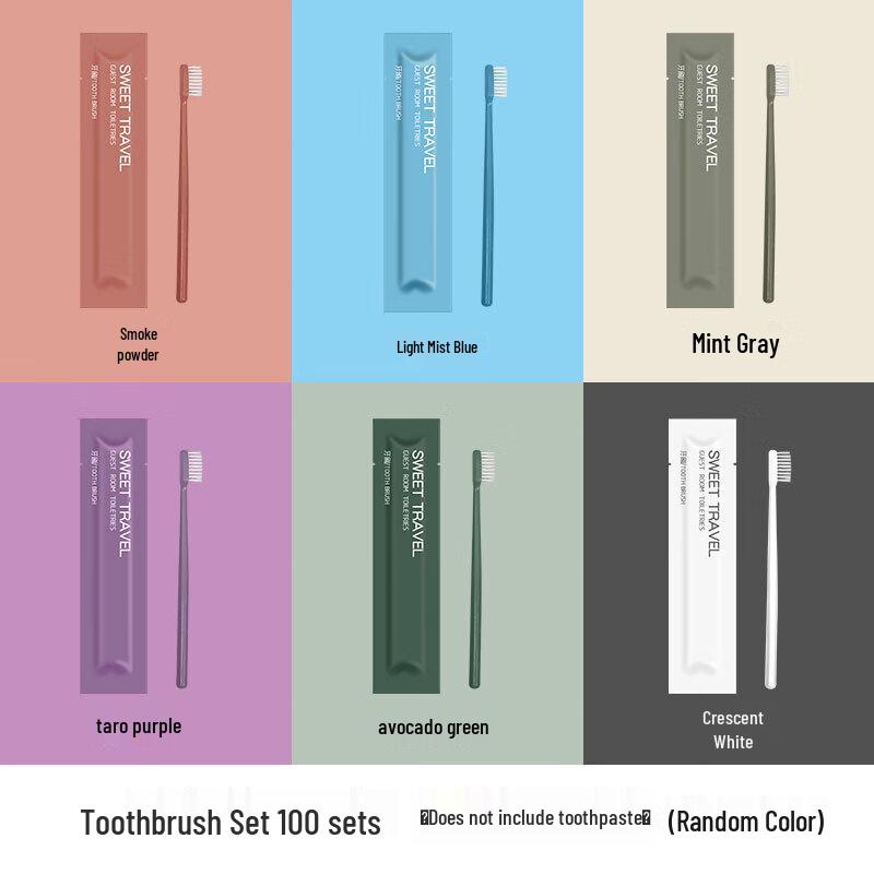 

Disposable Soft Bristle Toothbrushes for Guests