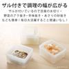Vegisti Recopo 18cm Wide x Deep x Microwave Made in for Steamed with Pressure Perfect for Single Living &NE Green, 14.4cm 8.5cm High, Steamer, Japan,