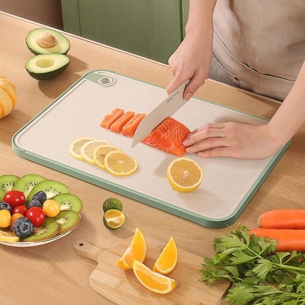 Anti-Mildew Kitchen Cutting Board Anti-Bacteria Double-sided Cutting Board  Food Cutting