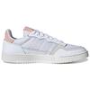 Adidas Originals Super Court Non-Slip Low-Top Sneakers Unisex Sneakers White Gray Pink EF5873