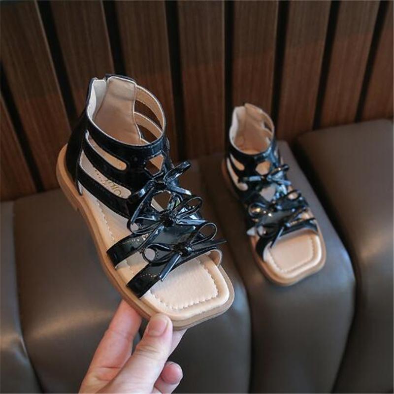 

Girls Roman Sandals Summer Newest Children S Shoes Kid S High Top Princess Shoes Square Head Soft Bottom Girls Beach Shoes 23