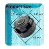 Automatic Pool Chlorine Feeder Replacement Lid Plastic Chlorine Dispenser Cover for CLX100, CLX200 Models Enduring