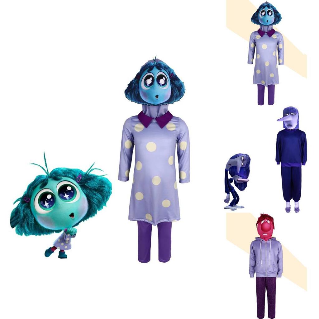 Stylish Inside Out 2 Cosplay Costume With Comfortable Polyester Fabric Unisex