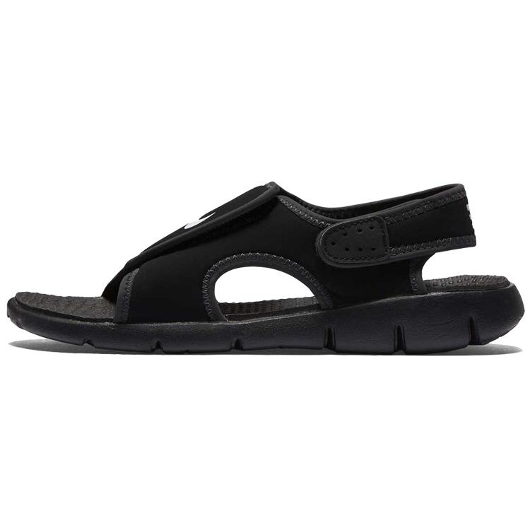 Nike Sunray Adjust 4 Grade School 'Black' (Unisex) Black / White-Anthracite Kids' Sandals 386518 011
