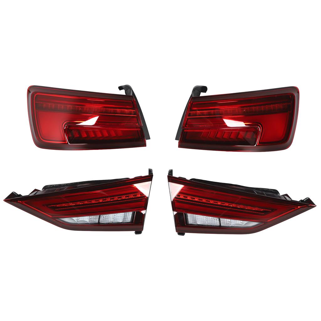 Dynamiczne pełne tylne światła LED Lampy tylne do A3 S3 RS3 8V Sedan po lifcie 2017 do 2020 Oryginalne żarówki halogenowe samochodu