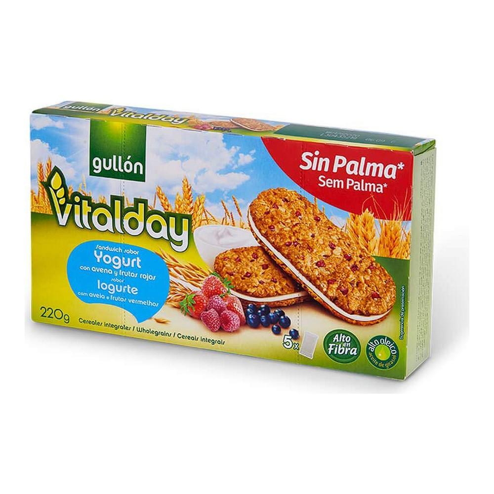 

Gullón Vitalday Сэндвич с йогуртовым печеньем с красными фруктами (220 г) TU прозрачный