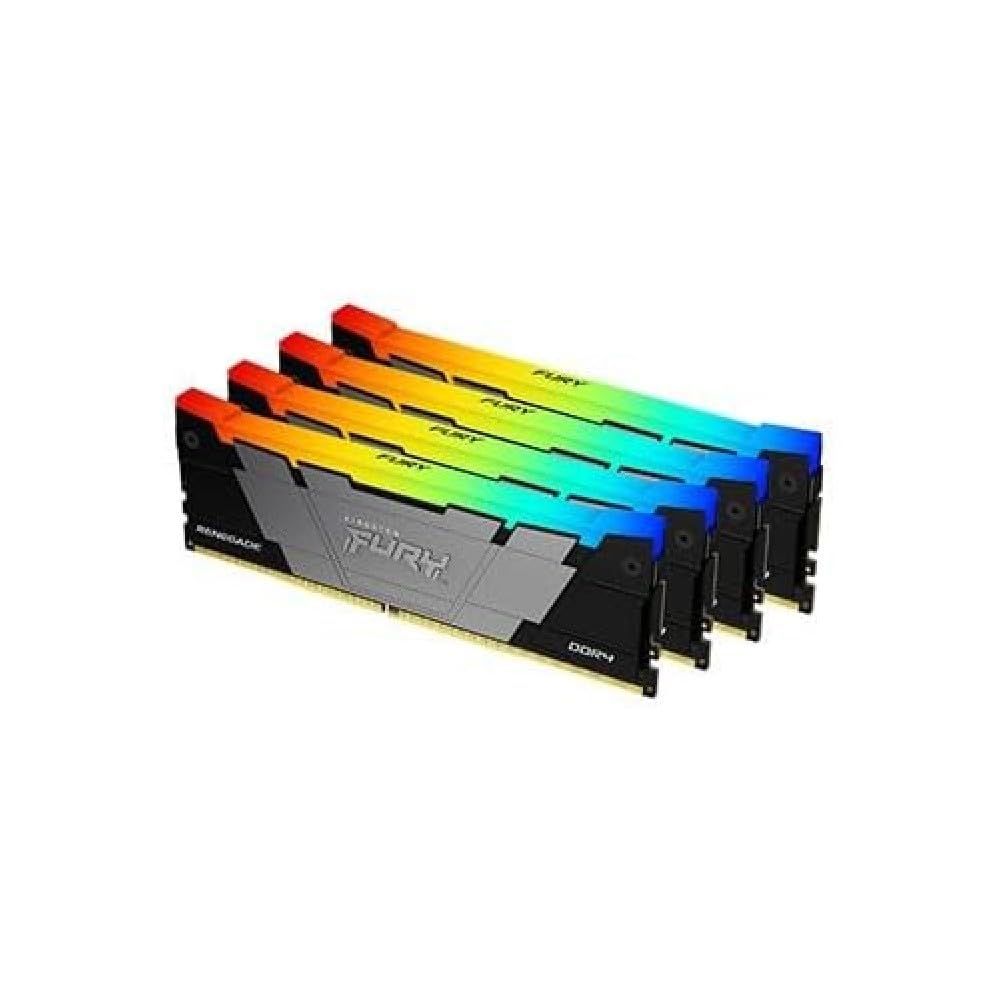 

Kingston Kingston FURY Desktop PC Memory DDR4 16GB x 4 Kingston FURY Renegade RGB 2023 Model CL16 RGB LED Product Lifetime Warranty 3600MT/s