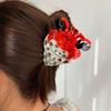 Cartoon Crab Hair Claw Headdress Creative Crab Clip Fashion Animals Hair Claw  Female