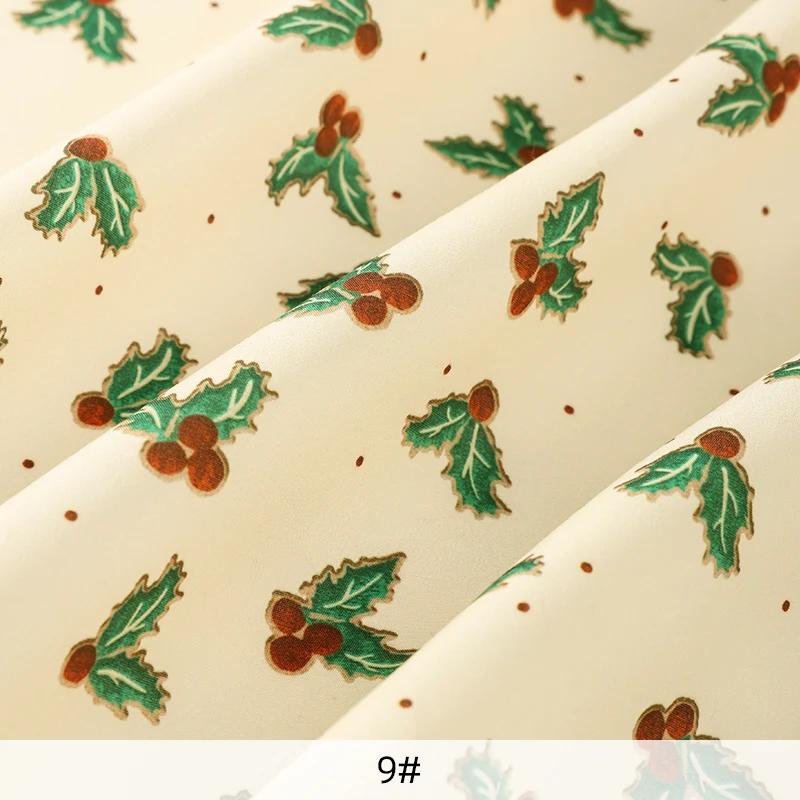 0.5m/1m/5m Gingerbread Man Print Christmas Style Fabric For Sewing Tablecloths Sofa Pillowcase Christmas Decoration DIY Fabrics