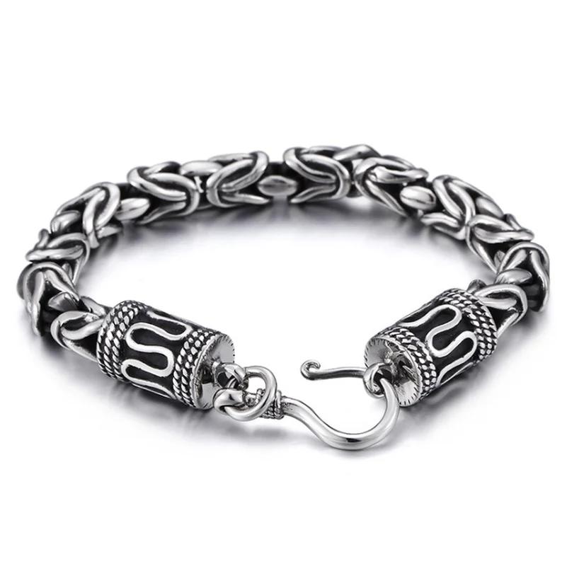 

Retro Creative Punk Embossed Pattern Bracelet for Men s Personality Trend Domineering Bangle Jewelryift