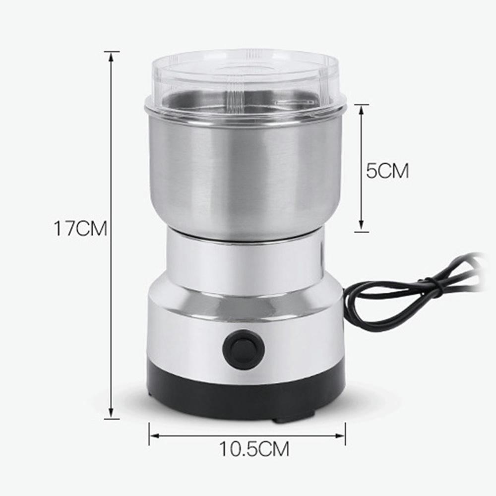 Electric Coffee Grinder Multifunctional Stainless Steel Efficient Grinding Performance 300ML Large Capacity Household Grinder EU