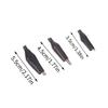 12Pcs 25/35/45Mm Metal Alligator Clip Crocodile Electrical Clamp Testing Probe Meter Black Red With Protective Insulation Cover