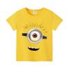 Cute Kids Minions Tshirts  Made of Pure Cotton Tops Suitable for Both Boys and Girls Comfortable Tops and A Great Birthday Gift