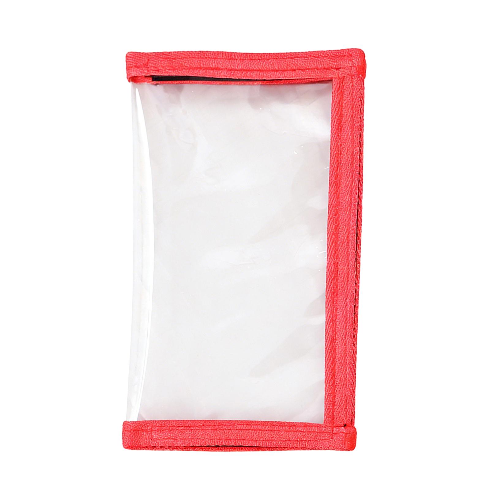 

Fishing Wraps Clear PVC Covers Keeps Fishing Safe Easily See Fishing Hook Covers Storage One Size червоний