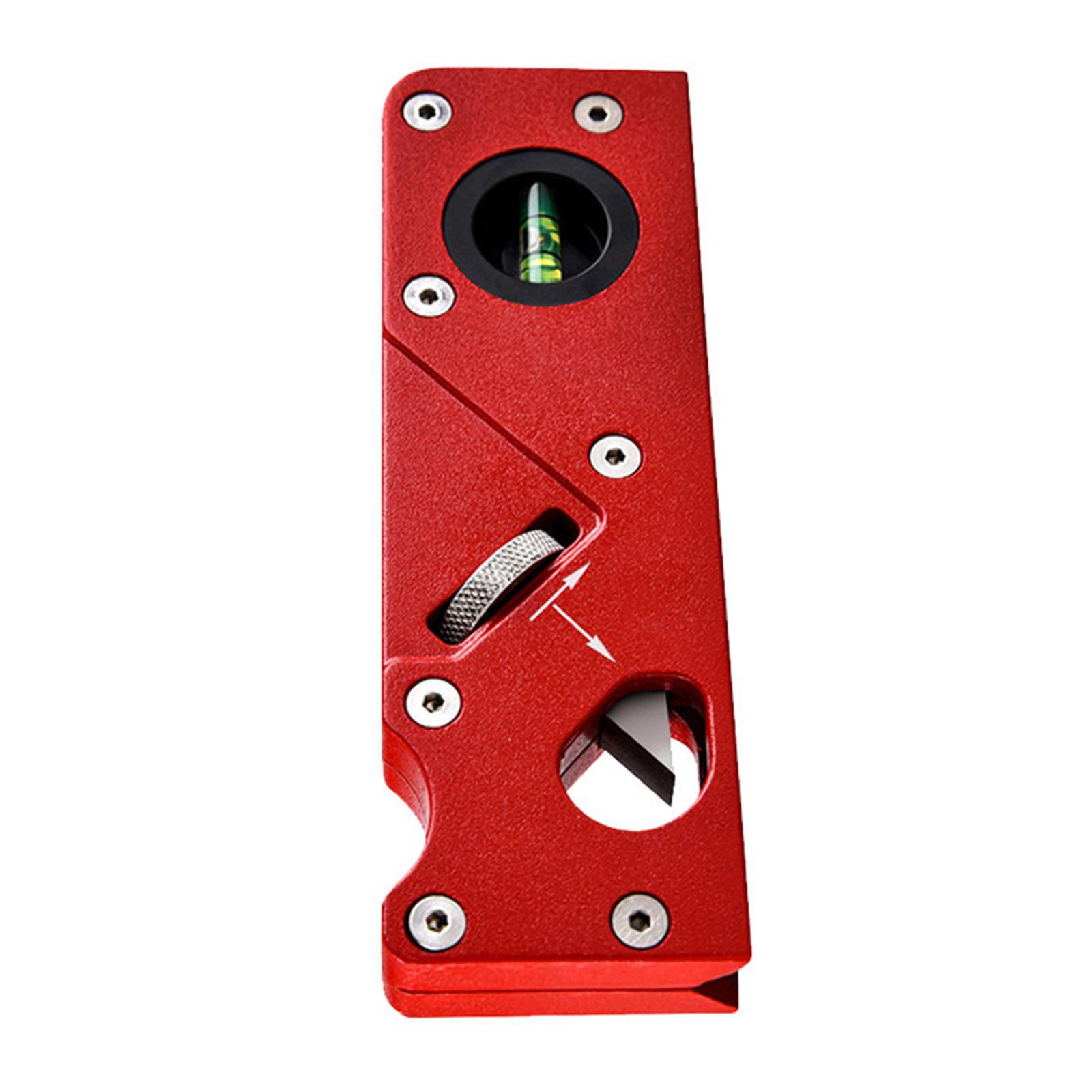 

Плоскость для снятия фаски, деревообрабатывающие кромки, инструмент для выравнивания углов, вспомогательные локаторы, ручной строгальный станок для снятия фаски, подходит для быстрой обработки кромок красный