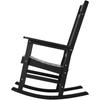 Porch Rocker HIPS Outdoor Rocking Chair High Back 2 Pcs 400 Lbs Weight