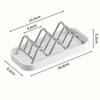 Stainless Steel Soap Rack Multi-Soap Storage With Drainage Tray Waterproof Rust-Resistant Easy