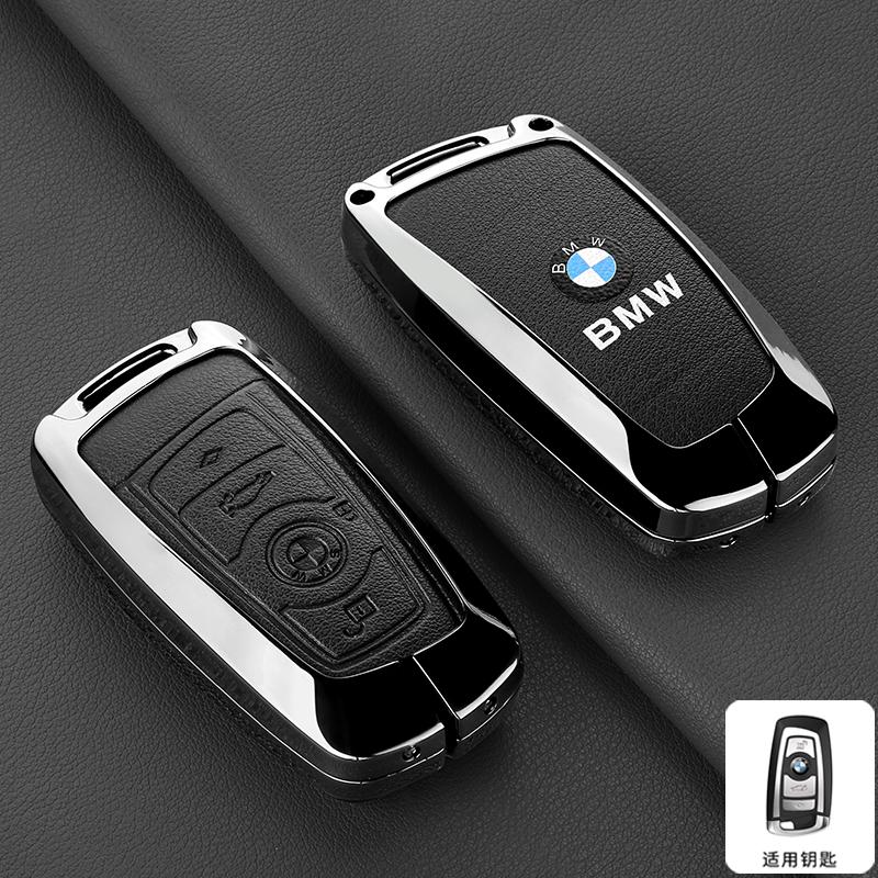 Hot 2025 Leather For BMW 1 3 5 7 Series X1 X3 X4 X5 F10 F15 F16 F20 F30 F18 F25 M3 M4 E34 Car Smart Remote Key Case Cover Protec