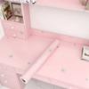 1 PCS Pink Girl's Room Self-adhesive Wallpaper Princess Room Bedroom Star Pattern Background Wall PVC Sticker Wallpaper