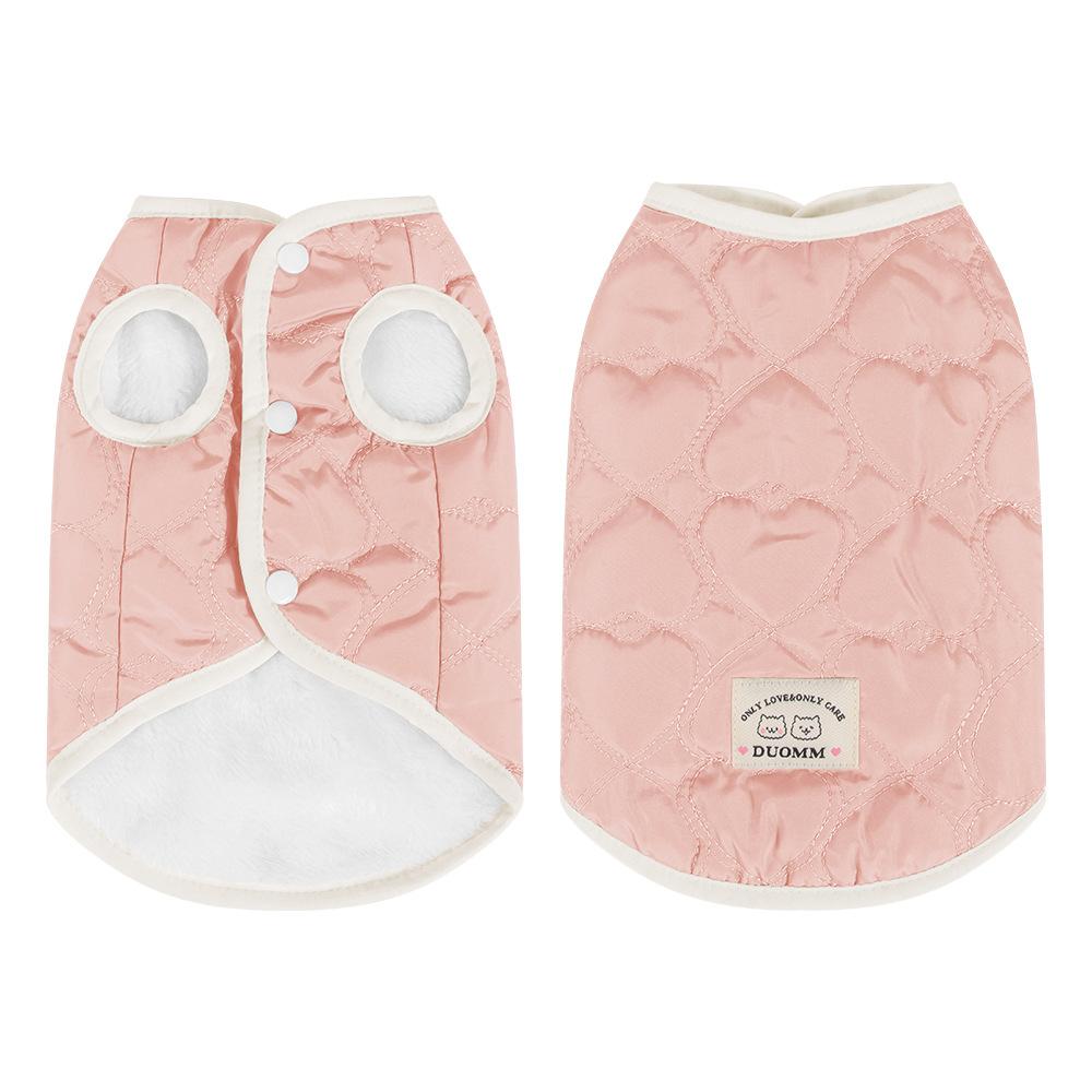 New cat clothes fake two plush sweater cat clothes autumn and winter warm windproof vest pet clothes