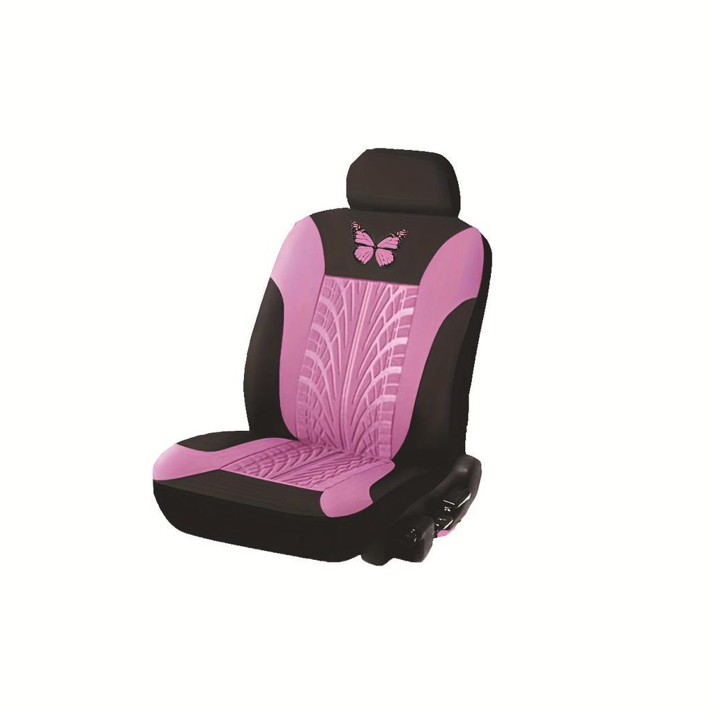 Universal 9-teiliges Sitzbezug-Set mit Schmetterlingsprägung für Fünfsitzer-Autos - Stilvolles, Bequemes und Elegantes Design