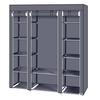 Multi-Layer 10-Grid Portable Non-Woven Fabric Wardrobe