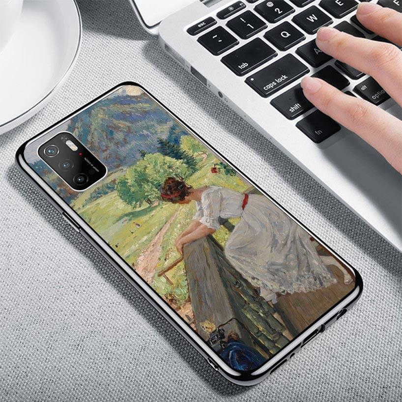 Claude Monet Garden Lotus Bridge Case Phone Cover for Xiaomi Mi 11T 12T 10T 9T Pro 11i 12X 13 12 11 10 9 8 Lite 6X 5X A3 A2 Tren