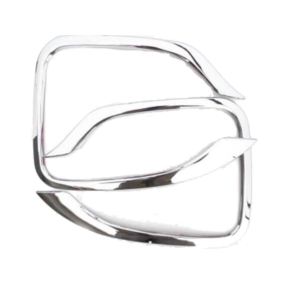 Do Kia Sorento 2013 2014 Samochodowa Przednia Lampa Przeciwmgielna Ramka Czujnika Naklejka Stylizacja ABS Chromowana Osłona Listwa Osłony Części Brwi