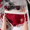 Men's Auspicious Red Cotton Boxer Briefs 3-Pack Gift Set