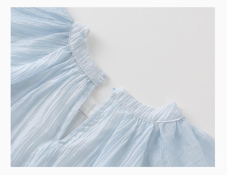 Girls' Dress, Summer Dress, Stylish and Fashionable Children's Chiffon Birthday Princess Dress, Girls' Thin Skirt