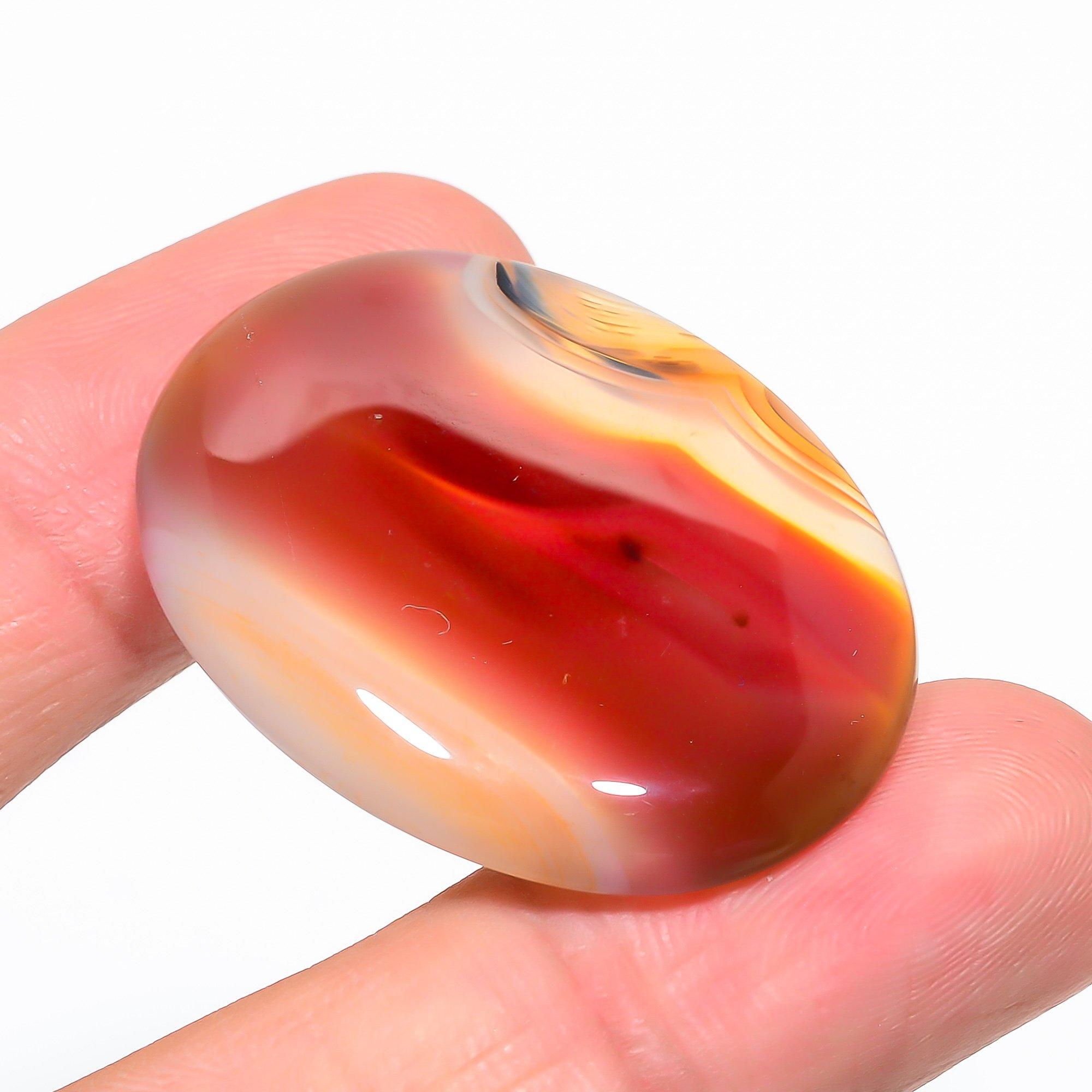 

Mookaite 3x3.9mm Natural Cabochon Fine Loose 58.7Cts. u6M34 красный