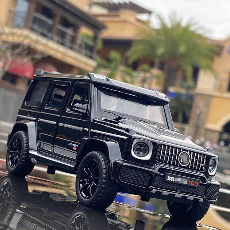 1:32 G65 G700 SUV Simulation Alloy Car Model Diecast Metal Off-road Vehicles Model Sound Light Collection Childrens Car Toy Gift