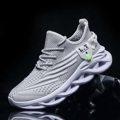 Men Sports Running White Jogging Shoes Casual Sneakers Outdoor Breathable Mesh Women Light Shock-absorption Sneakers Men
