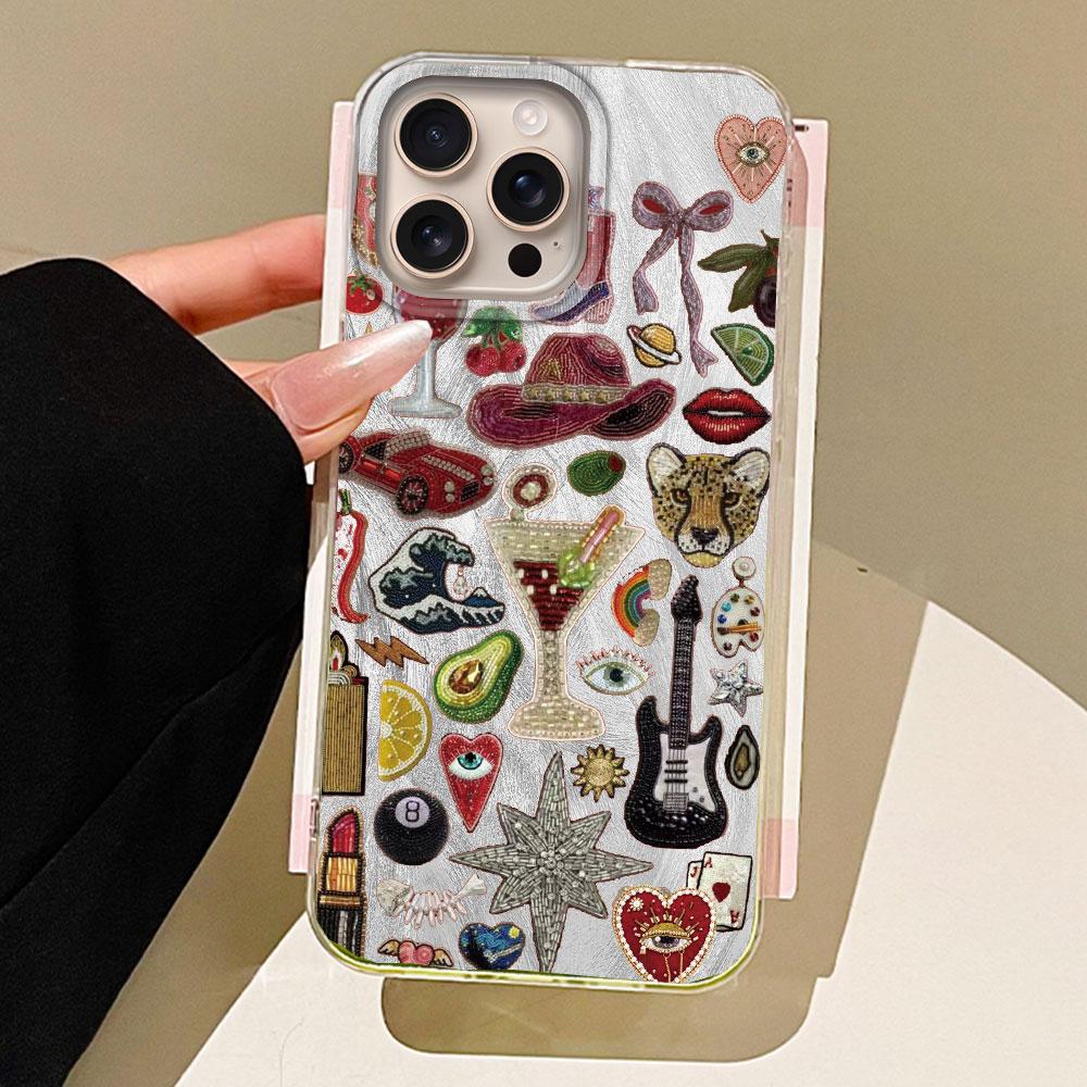 Heart Sun Face Eyes Bowknow Women Girls Phone Case for iphone 16 15 14 7 8 Plus 13 11 12 Pro Max X XS XR SE 2022 2020 16e Cover