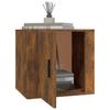 Nightstand Smoked Oak 50x39x47 cm