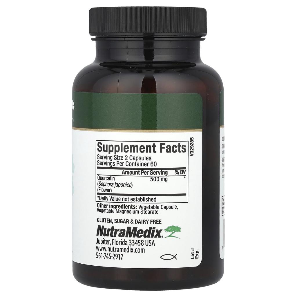 Quercetin, Veggie Capsules 120 (250Mg per capsule)