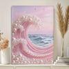 Pearl Wave DIY Diamond Art Kits 15.7x19.6inch Gem Art Diamond Painting Kits Without Frame for Adults Gift Idea Home Wall Decor