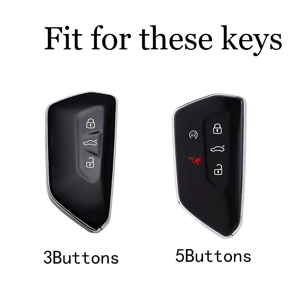 2026 Hot For Volkswagen VW ABS Carbon Key Case For VW Golf 8 ID4 Cupra Formentor Tarraco Mk7 Gti Mk8 Skoda Octavia 4 Seat Leon M