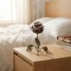 Handcrafted Metal Rose Burner Sturdy Aromatherapy Burner Romantic Rose Statue Gifts  Study Room