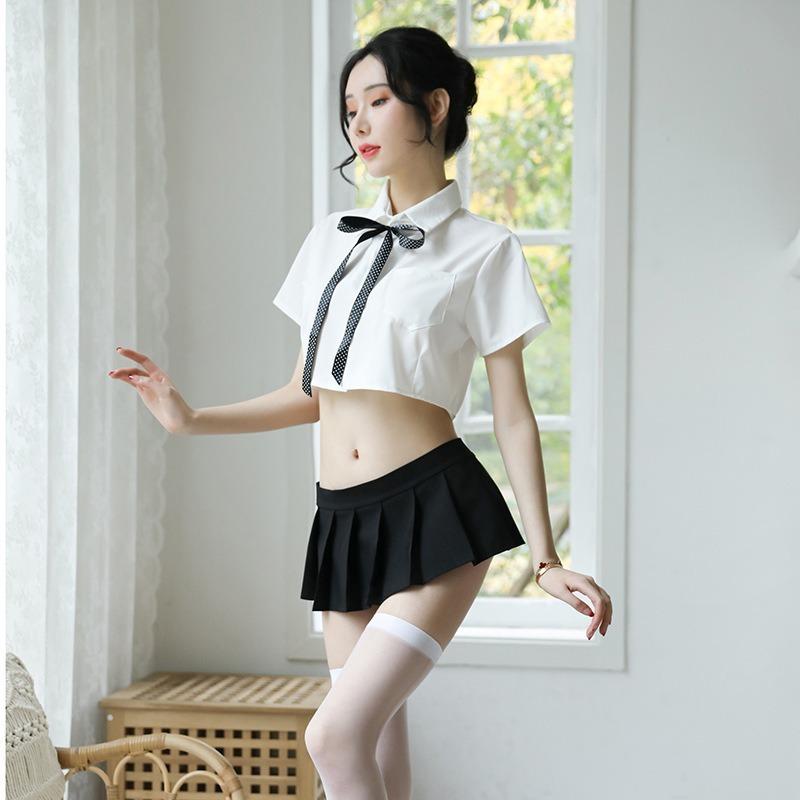 Sexy lingerie nightclub women's pure and cute split professional wear sexy sailor uniform pure desire bed temptation