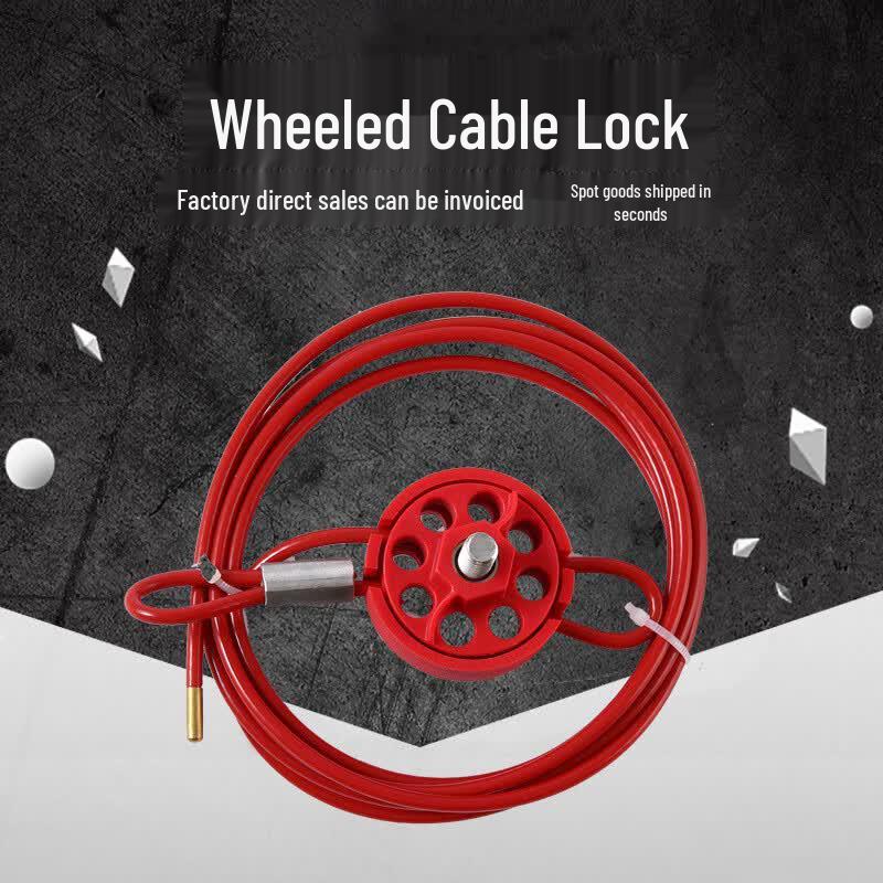 Adjustable Steel Cable Lockout Tagout Device