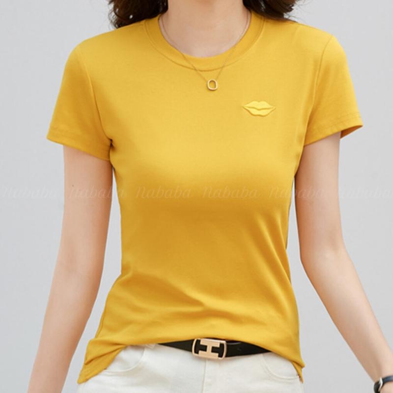 Navava Simple Solid Round Neck T shirT nT1633