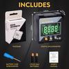 2-in-1 Digital Angle Gauge & Inclinometer – Magnetic Electronic Leveler & Protractor for Woodworking Construction & Machinery