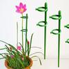 Plant Supports Stakes Green Plant Sticks Support Potted Single Vine Stem Fixing Rod Holder Reusable Plant Anti Lodging Bracket