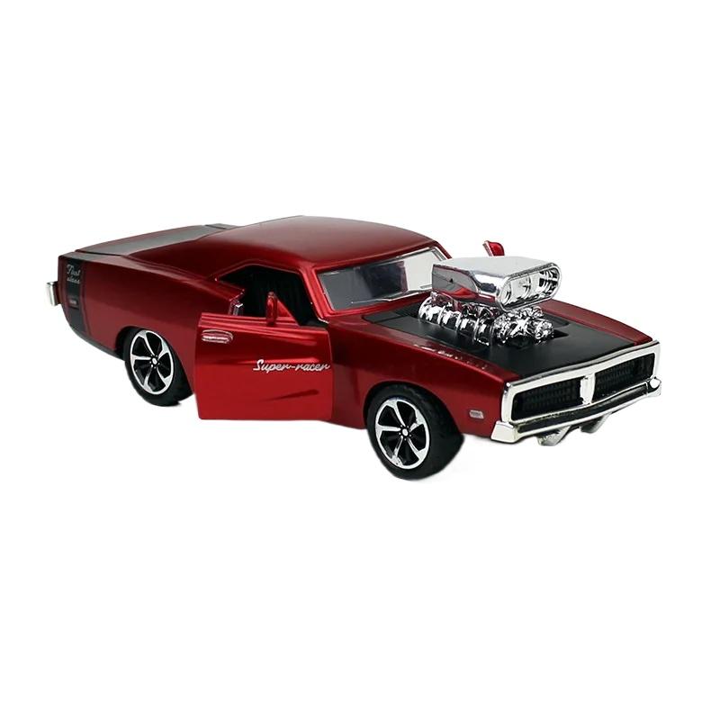 1/36 Dodge Classic Car Alloy Model Car Model Jewelry Metal Return Toy Gift Ornaments